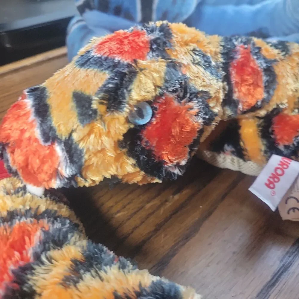 Lot of 2 Stuffed Plush Rattle snakes Aurora Copperhead & Wild Republic Blue Rock
